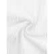 thumbnail image 5 of Camiseta de cuello redondo INSPIRE CHIC para mujer, blusa básica casual de manga media fruncida, talla XL, blanca, 5 of 6