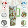 thumbnail image 2 of 40 oz Goldendoodle Tumbler with Handle, Insulated Stainless Dog Tumbler Coffee Travel Mugs Cup Water Bottle Golden Doodle Lovers Gifts for Women Girls, 2 of 6