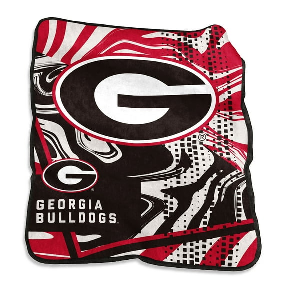 Georgia Bulldogs 50" x 60" Swirl Raschel Throw Blanket