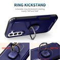 thumbnail image 5 of Samsung Galaxy S22 Plus Case with Ring Kickstand, Galaxy S22+ Case, Dteck Rugged Shockproof Anti-Drop Heavy Duty Protection, Rotating Ring Stand Fit Magnetic Car Mount Phone Case, Blue, 5 of 8