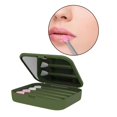 thumbnail image 1 of Juego de Brochas de Maquillaje Reutilizables Portátiles Herramienta Aplicadora de Corrector Cosmético de Labios de Cejas, Hecha de Material de Silicon , verde Baoblaze sombra de ojos cepillo cara, 1 of 7
