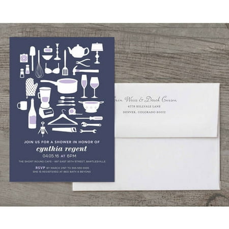 Shower Gift Deluxe Bridal Shower Invitation