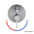 thumbnail image 4 of CoSoTower Brushed Nickel Wall Mounted Shower Trim Kit With 10" Roud Rain Shower Head And Handheld Shower Head Set, 4 of 6