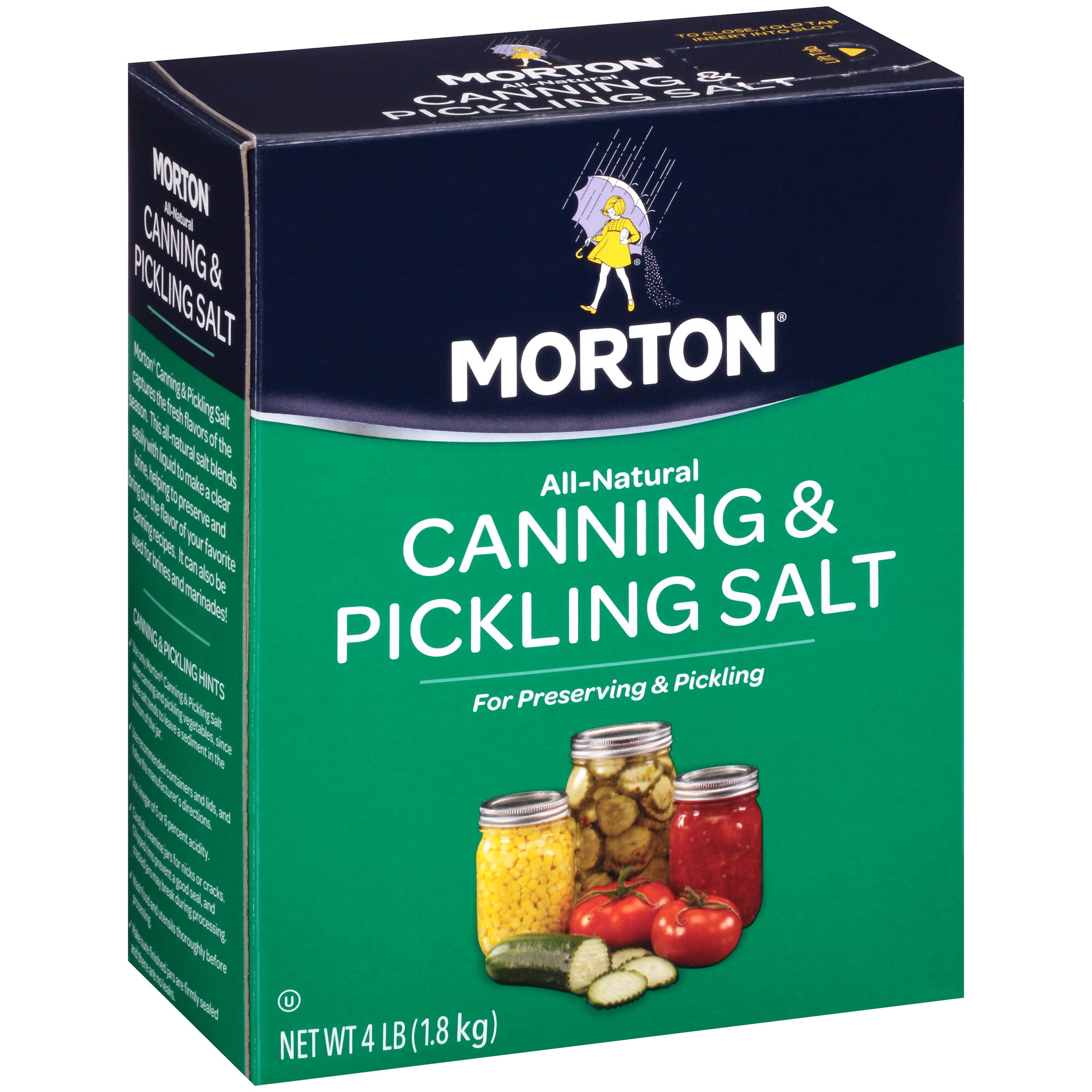 Morton Canning & Pickling Salt, 4 lb by Morton Salt, Inc.