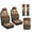 Aztec Deer Dreamcatcher American Tribal, variant on Xoenoiee Aztec Deer Wolf American Tribal Print Car Seat Covers Full Set of 5 for Women Men, Faux Leather Auto Seat Cover Protector with Seat Belt Covers and Center Console Cover