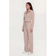 thumbnail image 3 of Women's Scuba Corset Detail Cropped Zip Front Hoodie, 3 of 4