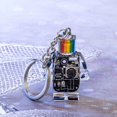 thumbnail image 2 of Fast Reach Electronic Robot Keychain Handmade Jewelry Key Rings for Phone Stylish Jewelry Blue, 2 of 8