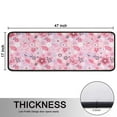 thumbnail image 5 of Kitchen Rugs Sets Of 2,Pioneer Flower Floral Print Pattern Anti Fatigue Kitchen Mat Rugs Non Slip Washable,Decorative Kitchen Floor Mats for Kitchen,Sink,Laundry,17"x47"+17"x47", 5 of 5
