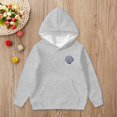 thumbnail image 4 of XAOFW Girls Hoodies Long Sleeve Marine Animal Prints Hooded Sweatshirts Kids Soft Cozy Casual Winter Wear Pullover Trendy Tops 4-5 Years, 4 of 7