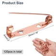 thumbnail image 2 of Uxcell 120 Pcs Alfiler de Barra de Seguridad 30mm Oro Rosa Alfileres de Broche con Cierre de Bloqueo para Manualidades DIY Etiquetas con Nombre Insignias Fabricación de Joyas, 2 of 6