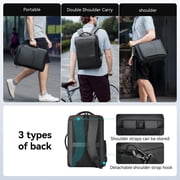 Mark Ryden Slim Black Backpack with USB, Waterproof Business Laptop Bag 15.6 Inch Lightweight