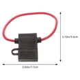thumbnail image 2 of ELAYARD Automotive Fuse Tap Car Blade Fuse Holder Black 1Set, 2 of 8