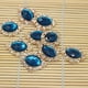 thumbnail image 4 of 10 piezas de adornos de diamantes de imitación de cristal con parte trasera plana para hacer tarjetas, fundas de teléfono, Decoden 30x25mm, 4 of 9