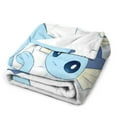 thumbnail image 5 of Pokemon Eevee Vaporeon Throw Blanket Cute Flannel for Boys Girls Men Women, 5 of 7