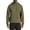 Gray, variant on Men's Fleece Hoodie Pullover with Kangaroo Pocket (US, Alpha, Small, Regular, Regular, Green)