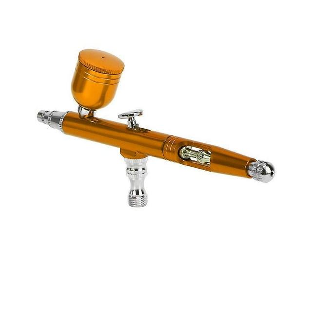 AR130K 0.3mm Nozzle Spray Gun Pneumatic Spraying Gun Sprayer DIY Art Airbrush ToolGold