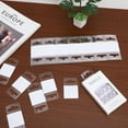 thumbnail image 4 of Masteelf  100 Pcs Self Adhesive Card Hanging Tabs Lintel Decoration Big Sieve Dice Transparent, 4 of 8