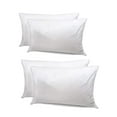 thumbnail image 3 of 4 Pack Deluxe Zippered Vinyl Pillow Covers - Waterproof Protectors for Longer Lasting Pillows. Standard Size 21"x27". Ideal for Home, Hotel and Hospital Use, 3 of 7
