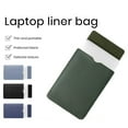thumbnail image 2 of LCXmlly Notebook Sleeve 12/13/14 Inch Laptop Sleeve Shock Absorption Non Slip Waterproof Easy to Carry Computer Thin Faux Leather Notebook Computer, 2 of 8