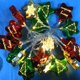thumbnail image 2 of Luces de Navidad luces de vestir led coloridos colgantes de árboles de Navidad chapado estrellas luces decorativas de vacaciones JAMW Sencillez, 2 of 5