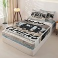 thumbnail image 3 of Homewish Camping Car Zipper Twin Comforter Sets with Fitted Sheet and 2 Pillowcases, Wooden Lodge Cabin Zipper Bedding Set for Men and Women, Reversible, 4pcs, 3 of 6
