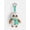 White, variant on Girls Penguin Plush Bag Charm, Black