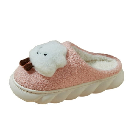 

Qufokar Knit Boots for Women Knee High Summer Bedroom Slippers Women Cute Slippers Soft Warm Slip Rubber Sole Creative Gifts for Women Mom Girlfriend