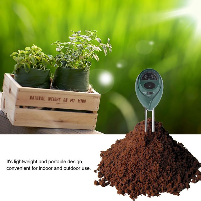 Moisture Sensor, 3 in 1 Moisture Sensor Meter Soil Water Monitor Hydrometer Agriculture Plant Flowers Garden