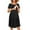 Black, variant on Nursing Dress Summer Short Sleeve Breastfeeding Casual Knee Length Maternity Dresses