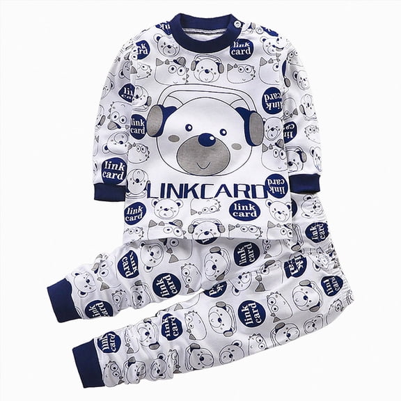 xaweyi Infant Baby Boy Fall Outfit Set Long Sleeve Letter Print Tops Solid Pants Cute Newborn Toddler Winter Clothes,Sizes 2-3 Years