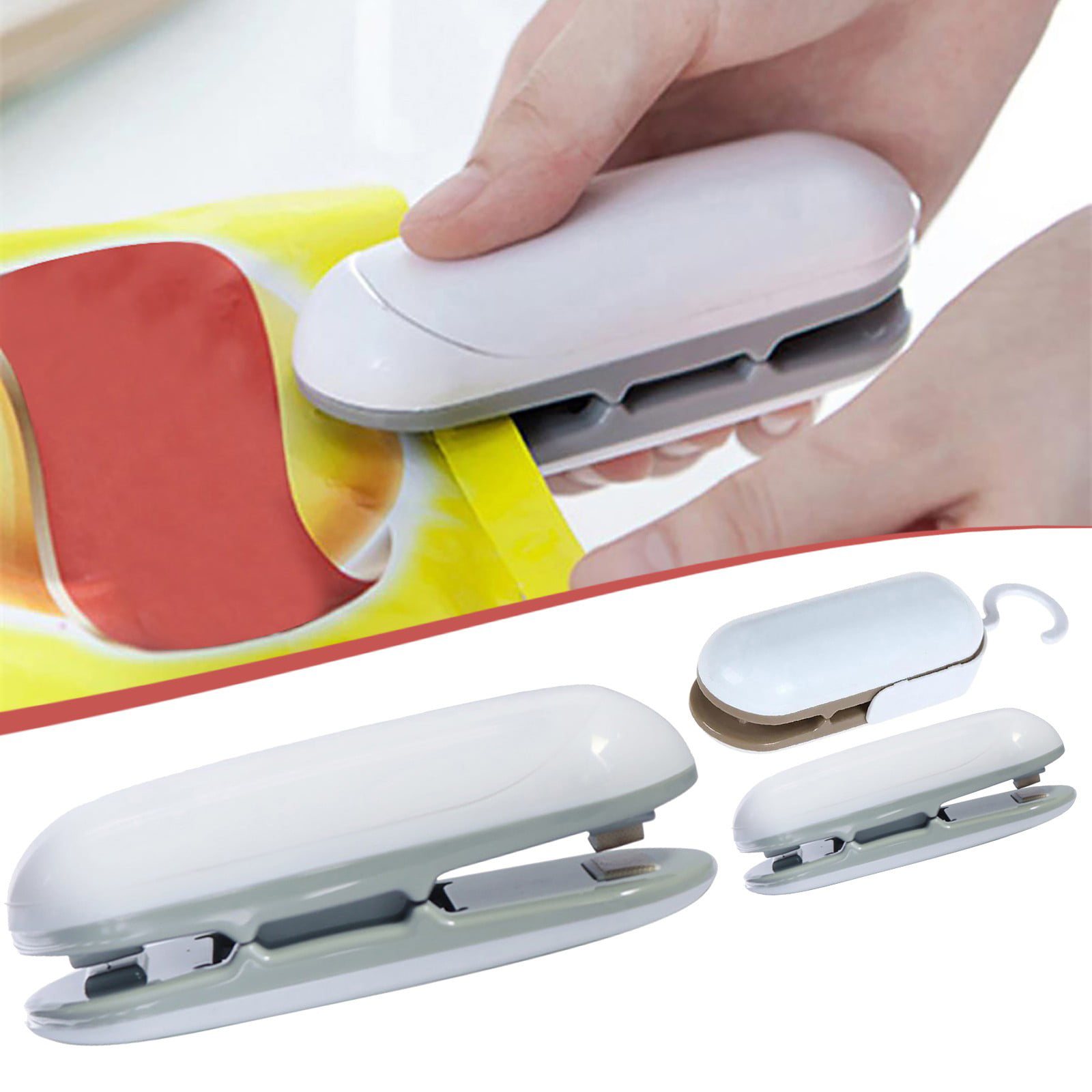 Portable Mini Sealing Heat Handheld Plastic Bag Impluse Sealer Kitchen Tool New 
