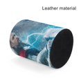 thumbnail image 4 of Thor-theme Cylinder Pen Holder Pencil Organizer with Flannel Lining PVC Leather Material Cardboard Base for study work 10*8CM, 4 of 6