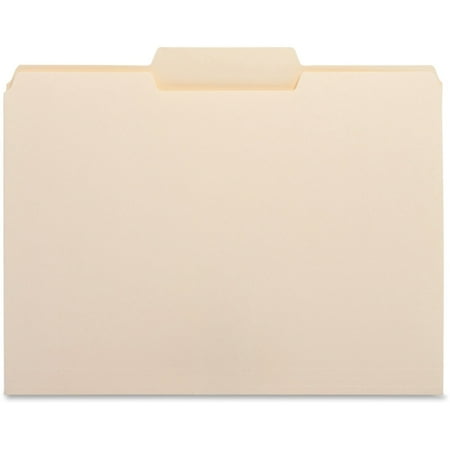 BSN16491 File Folder,1/3" Center Tab,1-Ply,3/4" Exp.,Ltr,100/BX,MLA