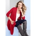 thumbnail image 6 of Roaman's Women's Plus Size Lightweight Handkerchief Hem Cardigan Sweater, 6 of 6