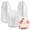 50 Pack 9OZ, variant on 50 Pack 9OZ Plastic Dessert Cups with Dome Lids, No Hole