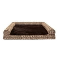 thumbnail image 6 of FurHaven Pet Products Southwest Kilim Cooling Gel Memory Foam Sofa-Style Pet Bed for Dogs & Cats - Desert Brown, Jumbo, 6 of 13