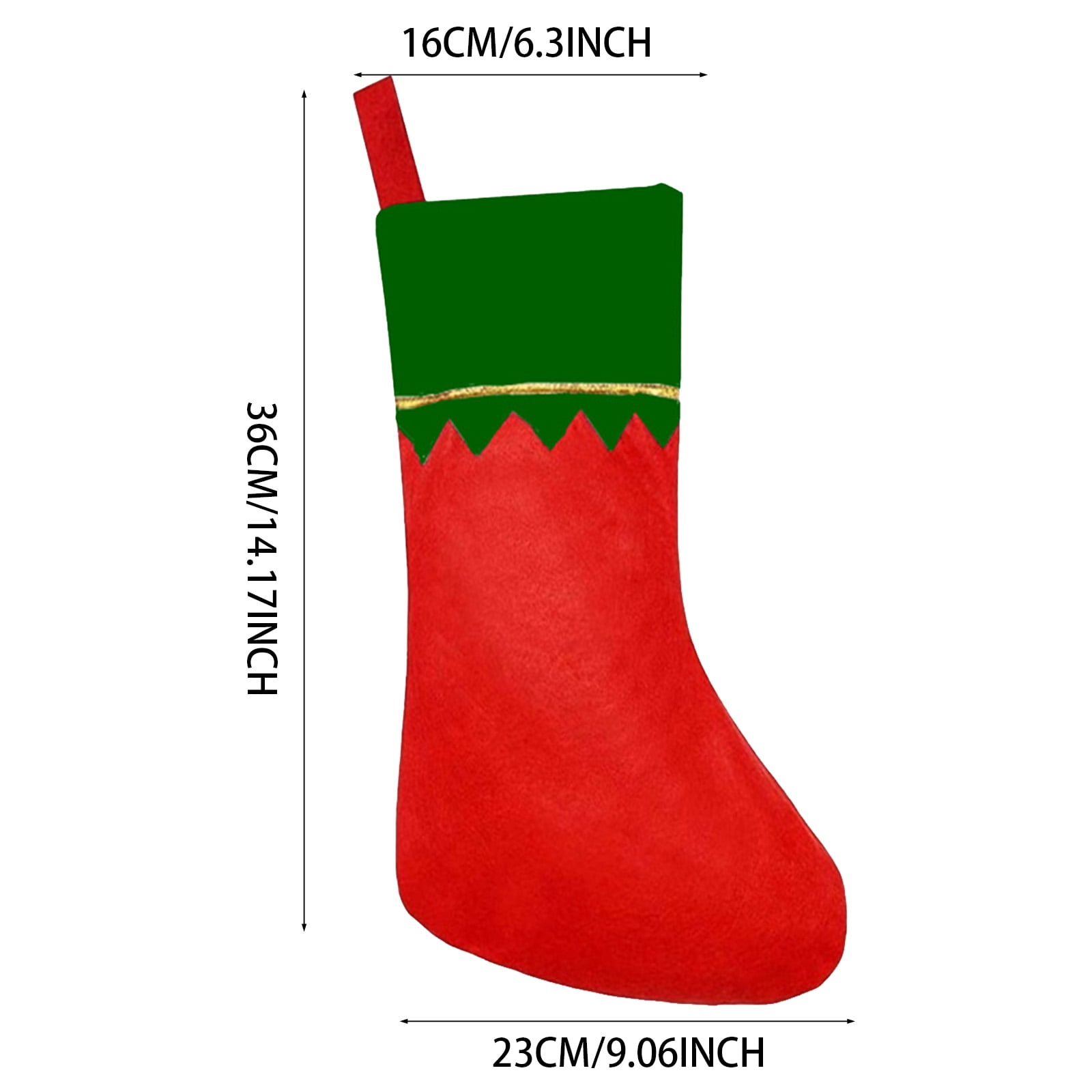 YWIYIUD 12 Pack Christmas Stockings, 15 Inches Hanging Xmas Home Decor Christmas Stocking Bags Holiday Decorations Stockings Green Christmas Stockings for Family Holiday Christmas