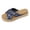 A Blue, variant on Denim Platform Sandals for Women Thick Sole Espadrille Non Slip Dressy Slippers Comfortable Open Toe Slide Beach Shoes