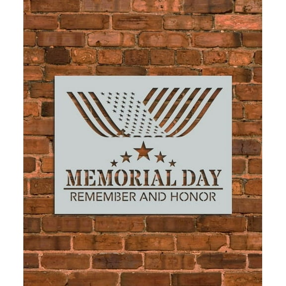 Memorial Day Stencil
