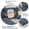 thumbnail image 6 of Universal Sofa Cover, Anti-Slip L Shape Sectional Couch Slipcover, Stretch Couch Cushion Chaise Cover (Dark Grey, M Size Back Cover ), 6 of 12