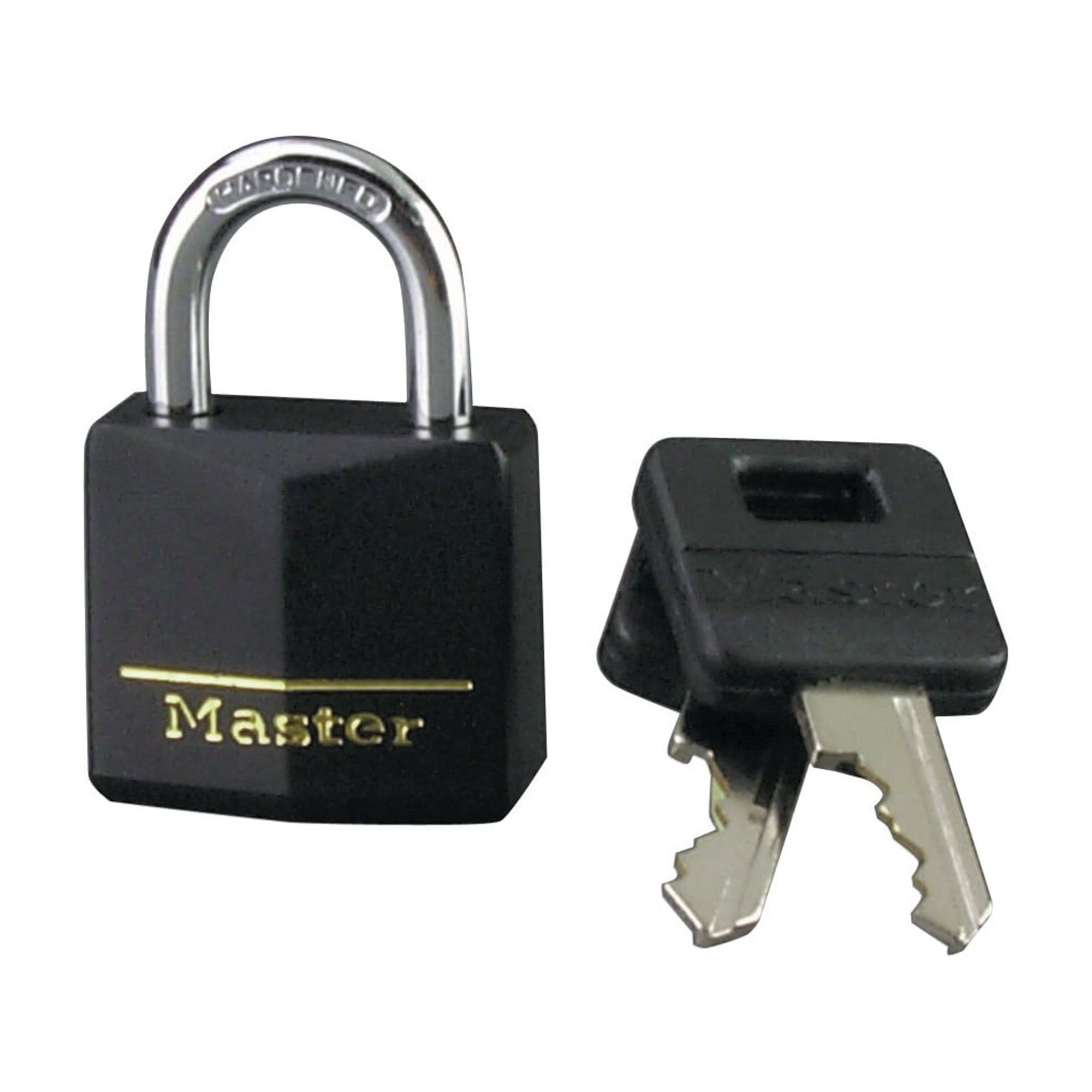 Master Lock Covered Solid Body Keyed Padlock - Pack of 24