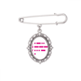 thumbnail image 1 of Morse Code Love Point Line Expression Brooch Pin Dress Shirt Shawl Clips, 1 of 3