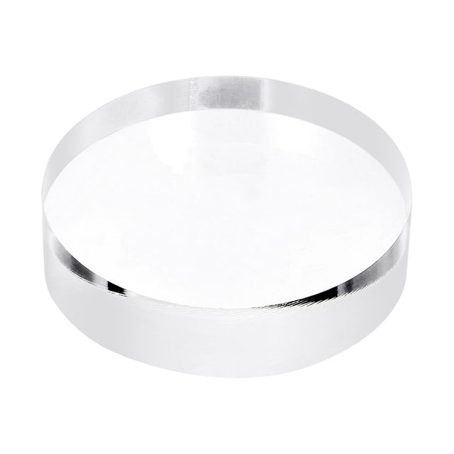 Unique Bargains Cylindre Rond en Acrylique Transparent 0.6 Pouces x 2.4 Pouces