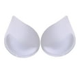 thumbnail image 4 of 2 Pieces Women Bra Insert Pads Push Up Enhancing Cup Lifter Droplets Shaped Shaper Breathable Soft Lightweight for Sports White, 4 of 10
