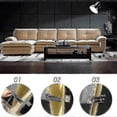 thumbnail image 3 of 26-27 Sectional Couch Connector, 4 Pcs Metal Sofa Joint Snap Alligator Style Sectional Couch Connector Tao, 3 of 3