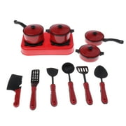 9/11/13Pcs Simulation Pots Pans Kitchen Cookware for Children Play House Kid Toy