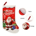 thumbnail image 4 of Fmbmuo 1Pcs Christmas Gift Bags Christmas Socks Medium Multicolor Decorations Reusable Cloth Neon Christmas Bag for Family Gatherings, 4 of 5