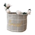 thumbnail image 1 of Water-Resistant Lovely Cloth Art Storage Bucket Foldable Makeup Storage Basket Small Desktop Organizer, 1 of 8
