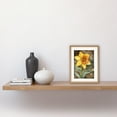 thumbnail image 2 of Detailed Daffodil Flower Watercolour Art Nouveau Artwork Framed Wall Art Print 9X7 Inch, 2 of 5