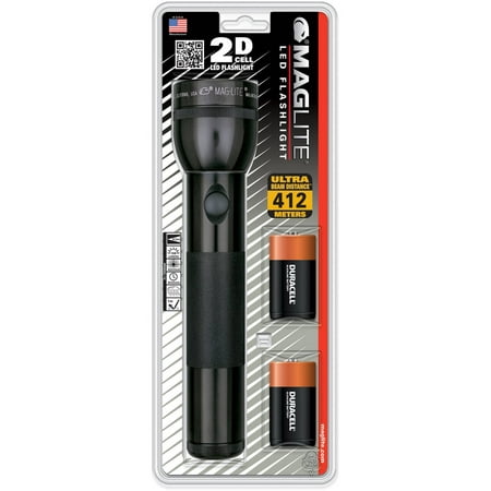 Maglite 2D LED Flashlight with Batteries, Black (Best Cree Led Flashlight)